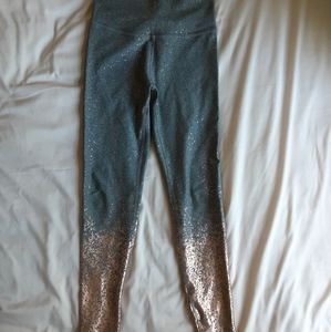 Super cute rose gold splatter leggings
